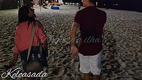 Wife Flashes Ass On Beach