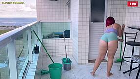 Latina Ass POV Voyeur Prostitute Fetish Short Shorts