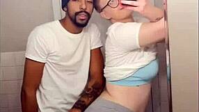 Strwbrry takes my massive BBC deep in her tight ass!