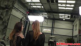 Lesbian babes intensely assfuck and worship each other's gaping assholes.