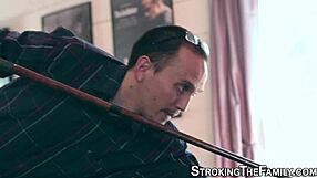 Teenage Stepsister Bent Over For Doggystyle Ram By Uncle