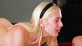 Teen blonde kay lovely gets licked and fingered by mae milano