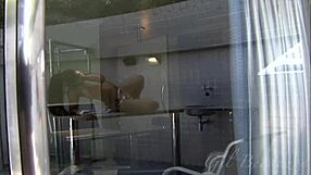 Morena masturbates outdoors, seducing big cock with big ass