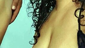 cumming on my sister-in-law's huge tits 😍