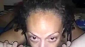 Sincity Starr enjoying dessert with her girlfriend