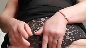 Stepmom Shows Hairy Pussy in Private Group Fucking