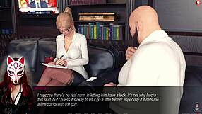 I watch the news reporter in stockings on the street.