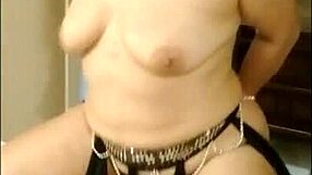 Slaveliz bound in dungeon, craving big black cock