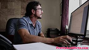 Glam Daughter Bound And Hungry For Dad's Bud's Cock