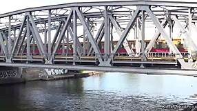 czech blonde feels humiliated in outdoor bondage fucking punishment