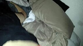 Orange satin panties fucking and cumshot