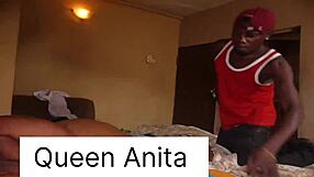 Ebony teen 18+ bends over for doggystyle with monster cock