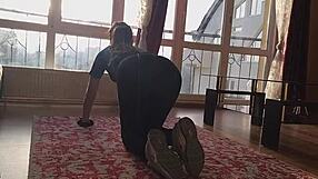 Sunset dildo orgasm during exercise?