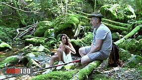 Ever joined a wild fishing party with skinny Melody Teen?