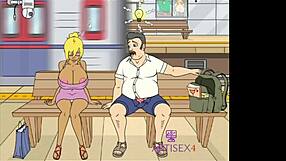 Three beautiful ladies enjoying an adult affair at a train station with a friend who is a fanatic game lover