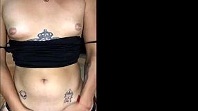 Ts Angelique Boldly Showcases Her Tiny Tits In An Intense Compilation.