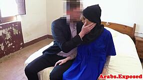 damn, this arabian beauty got pounded for cash!