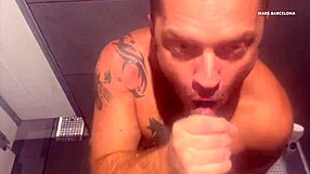 Gay Cruising In Gym Shower Blowjob