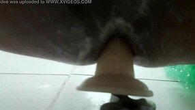 i'm jerking off with my dildo in the shower, feels amazing