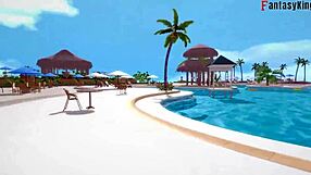 Yor Forger BIKINI POOL SEX Free POV in Spy x Family Fantasy