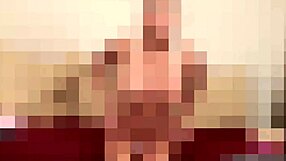 I flash panties while tidying up