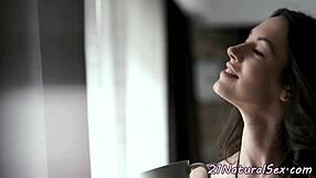 does euro model get fucked in doggystyle action?