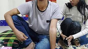 Young couple cums twice as md hanif pk and popy khatun grind