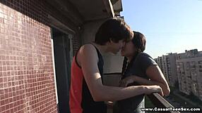 Asian teen little rita gets welcomed with fucking