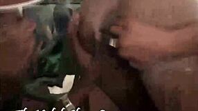 Hood bitch yells, Gangbangers, fuck me harder!