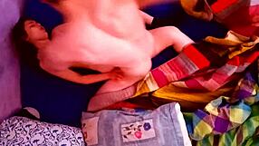 Wow! Young Latin couple banging doggystyle from top view!