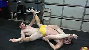 Erotic Gay Fight Domination With Intense Wrestling And Submission Moves