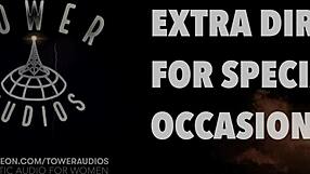 Extra dirty talk in erotic audio for women audioporn