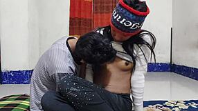 Young couple cums twice as md hanif pk and popy khatun grind