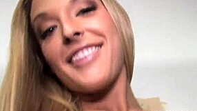 Blonde teen tristyn kennedy sucks big black cock at gloryhole