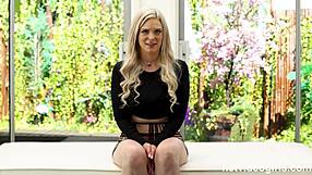 The Story Of A Blonde With Huge Natural Tits