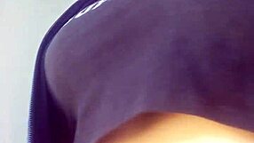 Smoking Fetish: Blonde Model Nudes Sexy Tits In Erotic Pose.