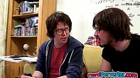 voluptuous uk bitch sucks nerds dong in hardcore reality