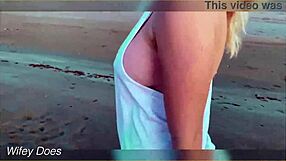 FLASHING TITS at the Sunset!