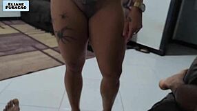 Showing Off Pussy for Public Blowbang Fuck