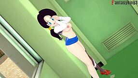 Dragon Ball Z EX 3: Videl's Eager Anticipation for Intense Sex in Full Movie