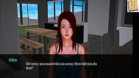 Blonde in my new family performs 69 with shaved pussy