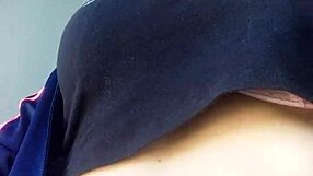 Smoking Fetish: Blonde Model Nudes Sexy Tits In Erotic Pose.