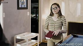 Brunette sexy girl bangs football player hard now!