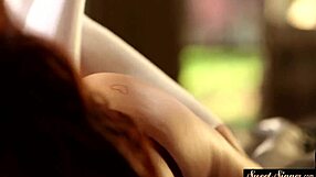 Beautiful stepteen 18+ gagging on hard cock in deepthroat