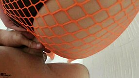 Passionate fuck with stepsister Mafer in shower