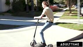 Damn! Rebellious Teen Assfucks Sexy Babysitter Scarlett Alexis in Rough Reality!