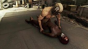 hot black bound in fallout 4 for rough anal