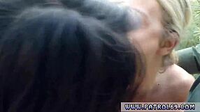 Chris charming fucks spanish brunette in anal threesome.