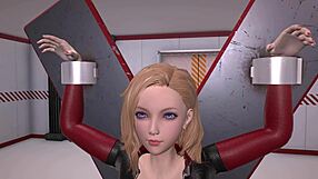 alien x lab runs wild sex machine tests on blonde