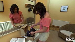 Cock-Hungry Teen 18+ Akasha Cullen Devours Delivery Guy's Load